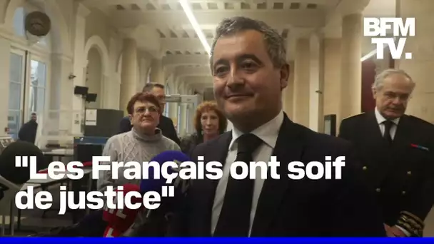 La déclaration en intégralité de Gérald Darmanin au tribunal judiciaire d'Amiens