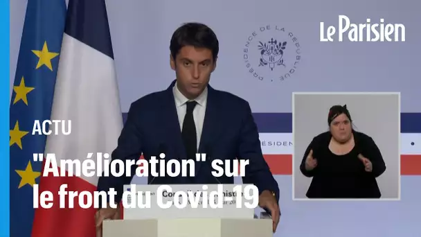 Gabriel Attal : "Une amélioration nette de la situation sanitaire"