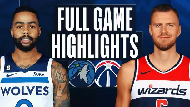 TIMBERWOLVES at WIZARDS | NBA FULL GAME HIGHLIGHTS | November 28, 2022