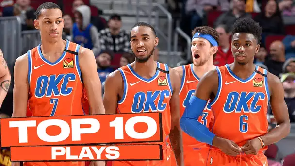 Top 10 Oklahoma City Thunder Plays of The Year! 💯