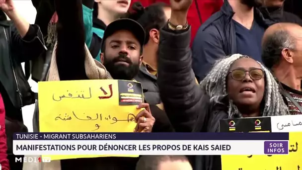 Manifestations pour dénoncer les propos de Kais Saied