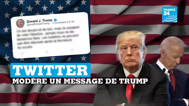 Twitter modère un tweet de Donald Trump