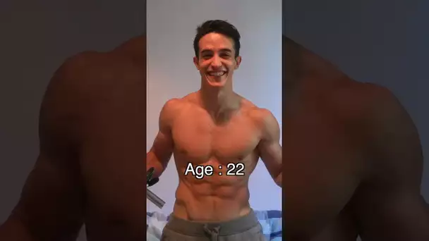 Tibo InShape from 1 to 32 years old transformation