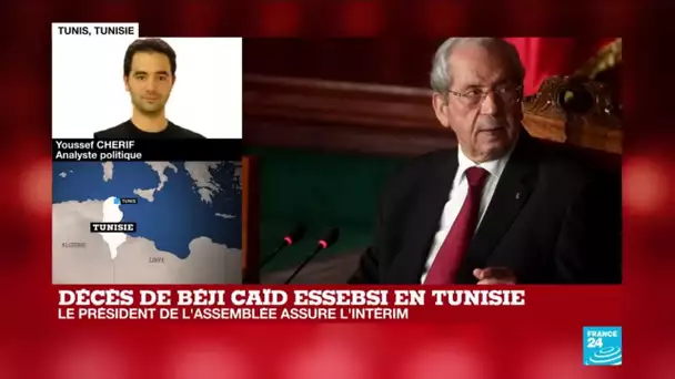 TUNISIE - Le président du Parlement assure l'intérim après le décès d'Essebsi