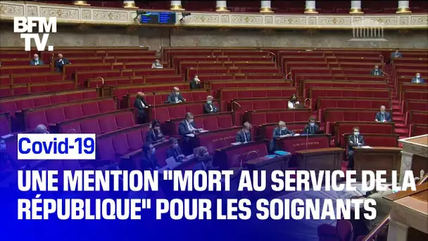 "Mort pour le service de la République": une mention honorifique pour les soignants morts du Covid