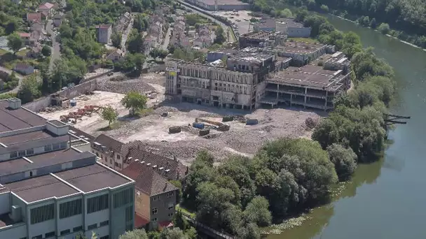 Besançon : la déconstruction de la Rhodiaceta en timelapse
