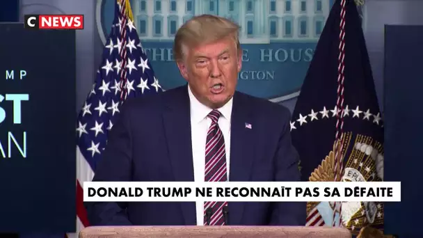 Donald Trump ne reconnaît toujours pas sa défaite