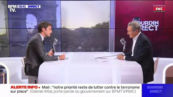 Attal : "Le pass sanitaire est un outil qui permet de ne pas fermer des secteurs d'économie"