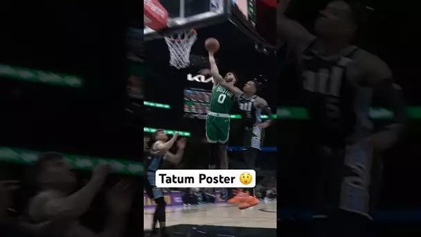 Jayson Tatum’s EMPHATIC POSTER Slam! 👀😳|#Shorts