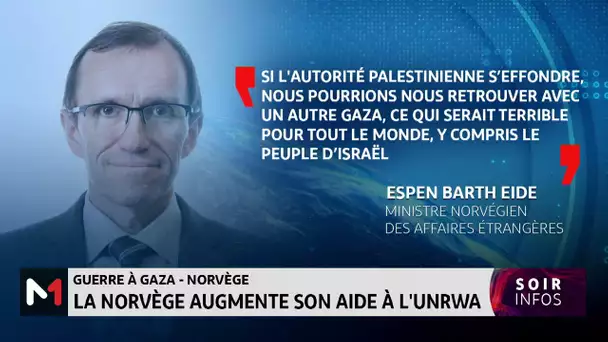 Guerre à Gaza : la Norvège augmente son aide à l´UNRWA