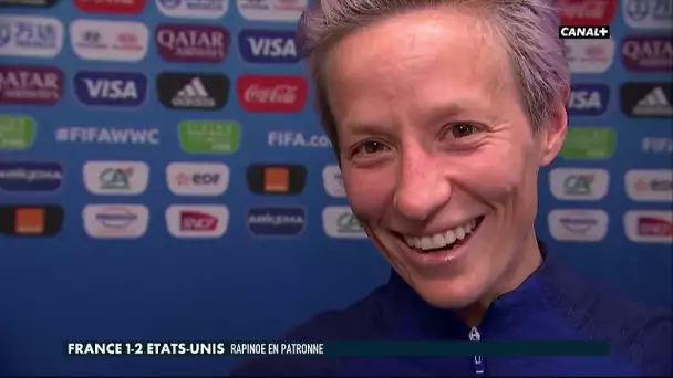 La réaction de Megan Rapinoe après France / USA