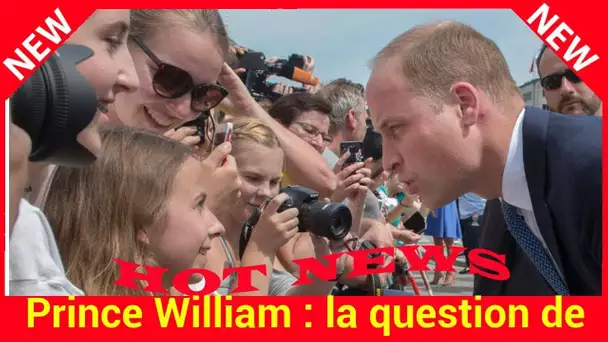 Prince William : la question de cette fillette qui a ému le jeune papa