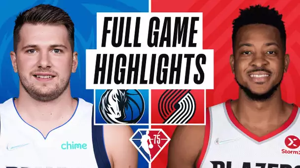 MAVERICKS at TRAIL BLAZERS | FULL GAME HIGHLIGHTS | January 26, 2022