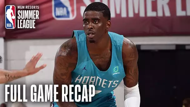 HORNETS vs WARRIORS | Strong Effort From Bacon & Graham Leads CHA | MGM Resorts NBA Summer League