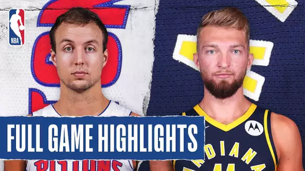 PISTONS at PACERS | FULL GAME HIGHLIGHTS | November 8, 2019