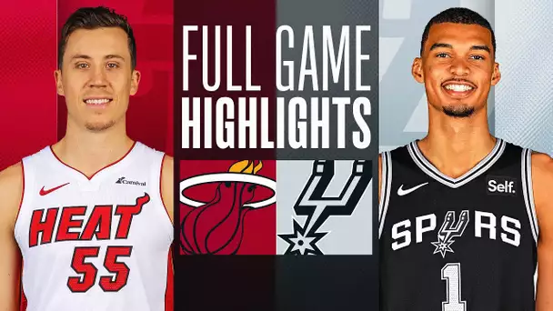 HEAT at SPURS | NBA PRESEASON FULL GAME HIGHLIGHTS | October 13, 2023