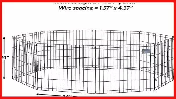 MidWest Foldable Metal Dog Exercise Pen / Pet Playpen