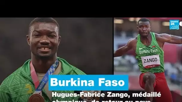 Hugues-Fabrice Zango, premier médaillé olympique du Burkina Faso, de retour au pays • FRANCE 24