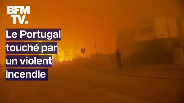 Le nord du Portugal touché par un incendie de grande ampleur