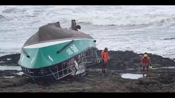 Tempête Miguel : trois marins de la SNSM morts après un chavirage au large des Sables-d'Olonne