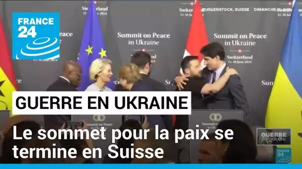 Le sommet pour la paix en Ukraine se termine en Suisse, les suites diplomatiques incertaines