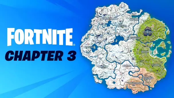 FORTNITE DEVOILE LA MAP DU CHAPITRE 3 ...