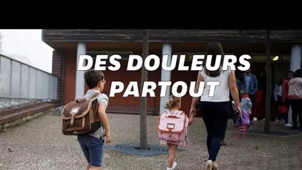 Ce qu’un cartable trop lourd a comme conséquence sur le dos d’un enfant