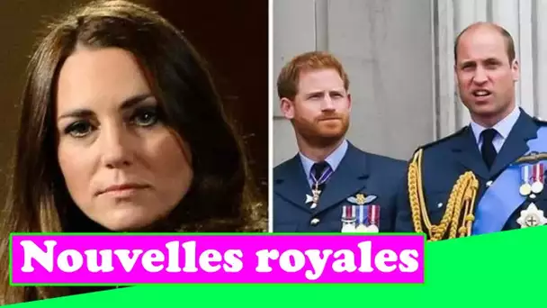 Le chagrin de Kate Middleton alors que William a dit à ses amis que la petite amie de Harry était «p