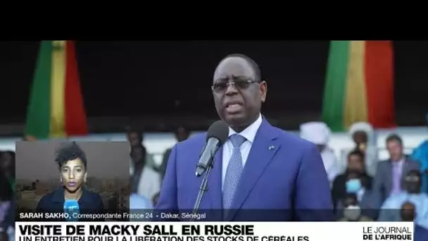 Macky Sall en visite en Russie pour pousser à la libération urgente des stocks de céréales