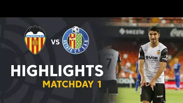 Resumen de Valencia CF vs Getafe CF (1-0)