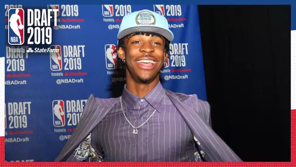 Ja Morant Selected 2nd OVERALL! | NBA Draft 2019