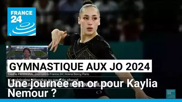 JO 2024 : Kaylia Nemour rêve d'or aux barres asymétriques • FRANCE 24