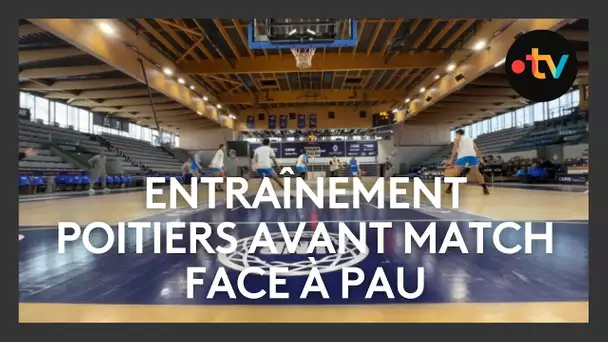 Basket : entraînement PB86 avant match face à Pau