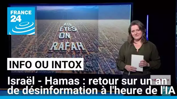 Attaques du 7-Octobre : retour sur un an de désinformation à l'heure de l'IA générative