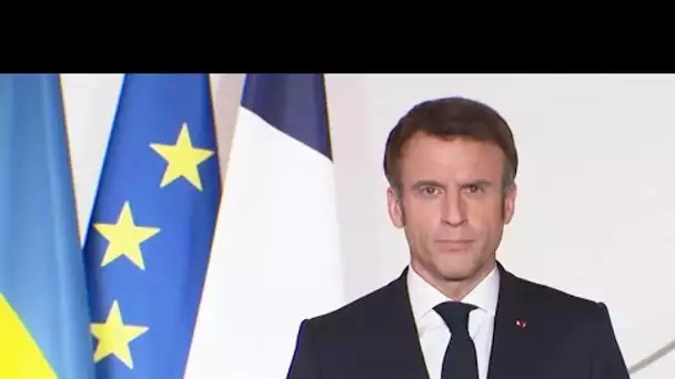 Guerre en Ukraine : l’allocution d’Emmanuel Macron en intégralité