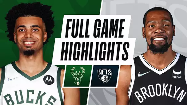 BUCKS at NETS | NBA PRESEASON FULL GAME HIGHLIGHTS | October 8, 2021