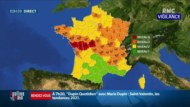 4 départements placés en alerte rouge à cause du verglas