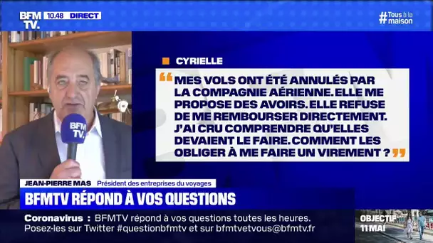 Mes vols ont été annulés et la compagnie refuse de me rembourser directement, que faire ?