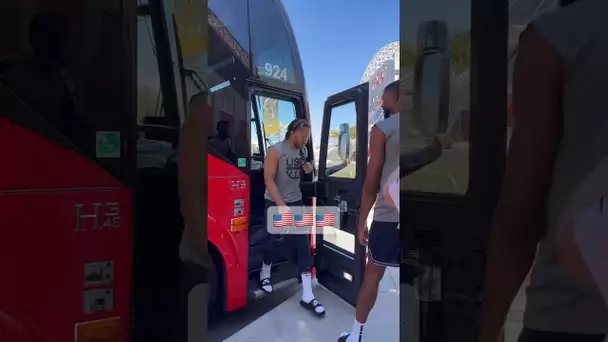 The #USABMNT arrives for the first practice in Las Vegas! 🔥| #Shorts