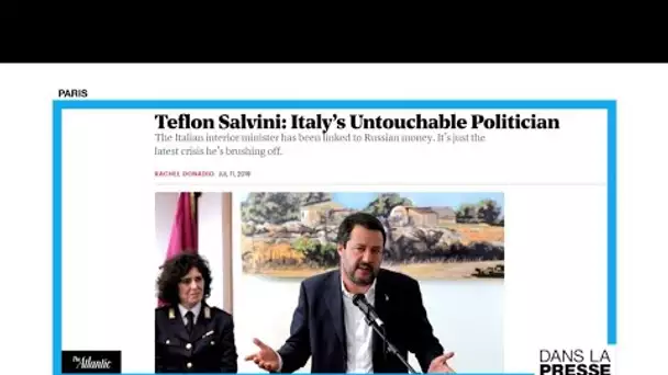 Italie : Salvini, "l'intouchable politicien"