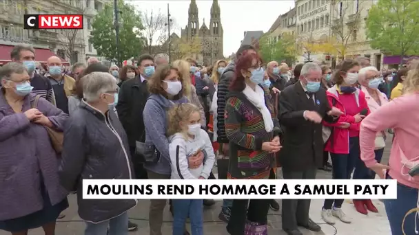 Moulins rend hommage à Samuel Paty