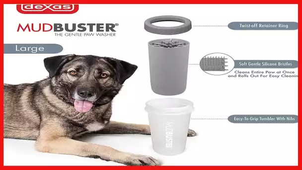 Dexas MudBuster Portable Dog Paw Washer/ Paw Cleaner