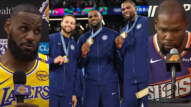 LeBron James, Kevin Durant & Stephen Curry Talk Winning Gold, Having A lot Left In The Tank & More!