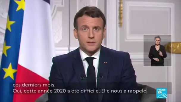 Voeux d'Emmanuel Macron : le président prône l'espoir pour 2021