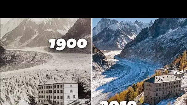 Les images percutantes de la disparition de la Mer de Glace depuis 1850