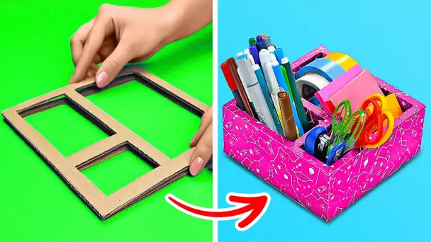 IDÉES DIY ORIGINALES AVEC DU CARTON ET CRÉATIONS DE DÉCORS POUR LA MAISON