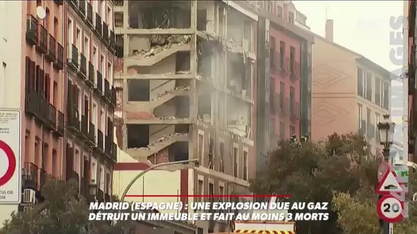 Une explosion dévaste une rue de Madrid: au moins trois morts et un disparu