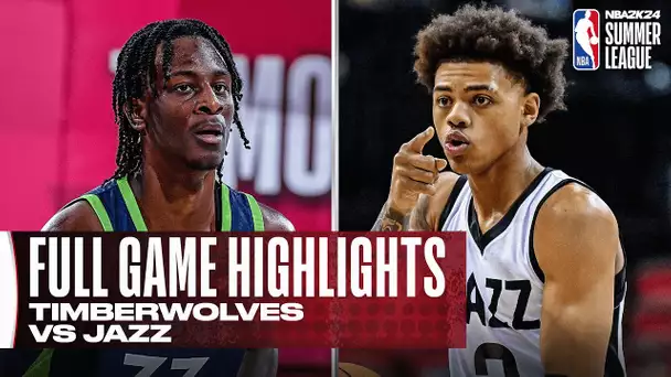 TIMBERWOLVES vs JAZZ | NBA SUMMER LEAGUE | FULL GAME HIGHLIGHTS