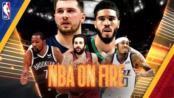 NBA On Fire feat. Kevin Durant, Jordan Clarkson, Dallas Mavericks vs Celtics & Cavaliers 🔥🔥