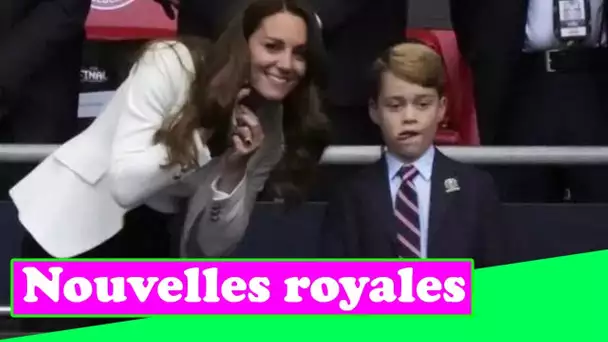 Kate Middleton rayonne en regardant l'Angleterre marquer avec William et George lors de la finale de